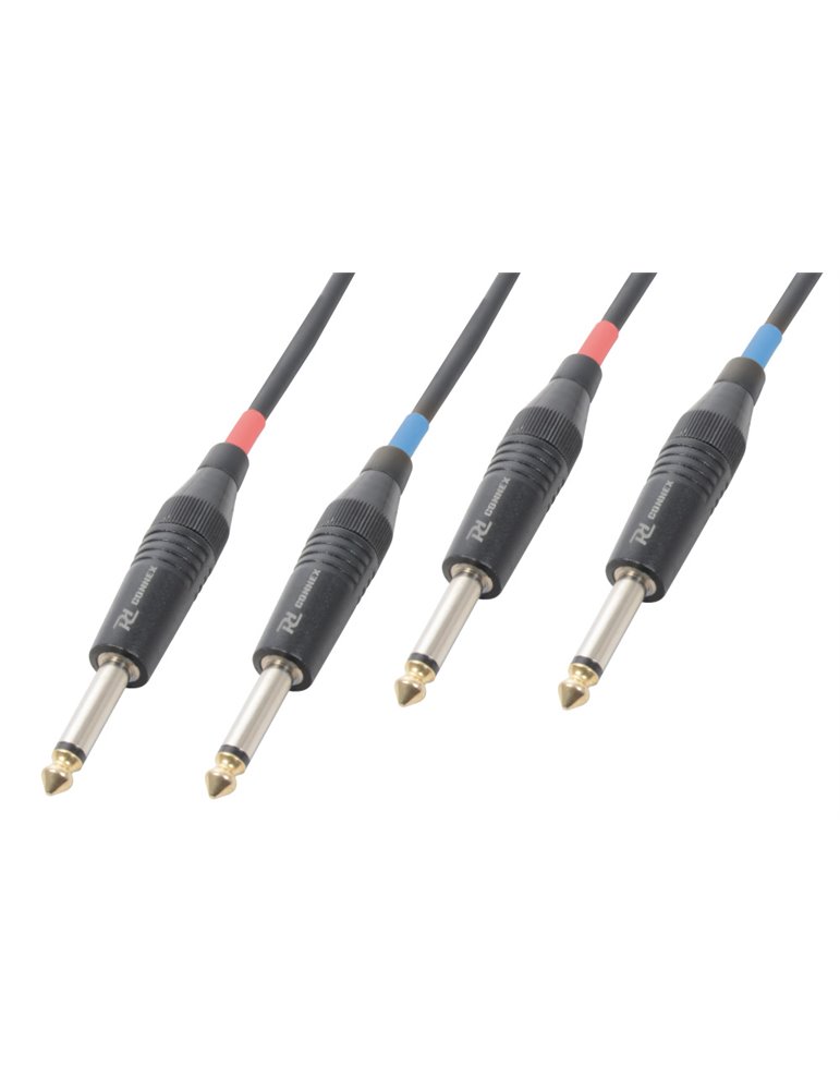 CX72-5 Cable 2xJack 6.3Mono-2xJack 6.3Mono 5.0m