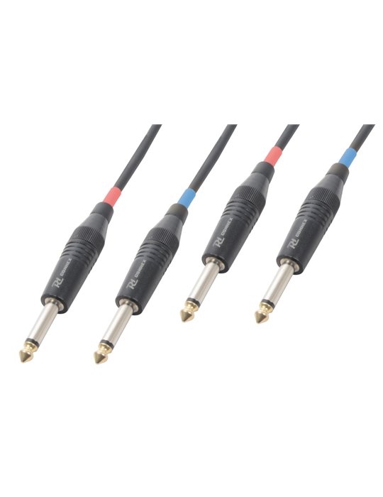 CX72-5 Cable 2xJack 6.3Mono-2xJack 6.3Mono 5.0m