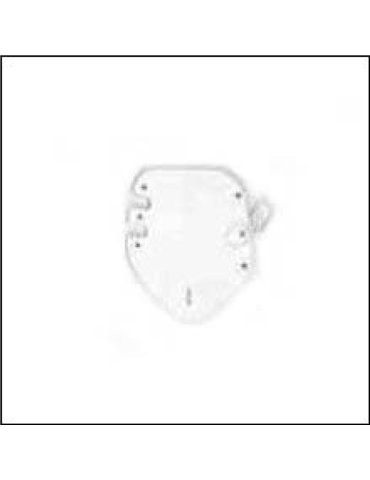 Manopla Honsuy Corneta Corta 2 Pistones Blanca 71280