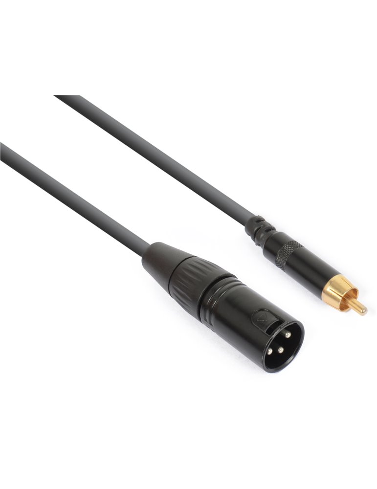 CX132 Cable convertidor XLR Macho- RCA Macho