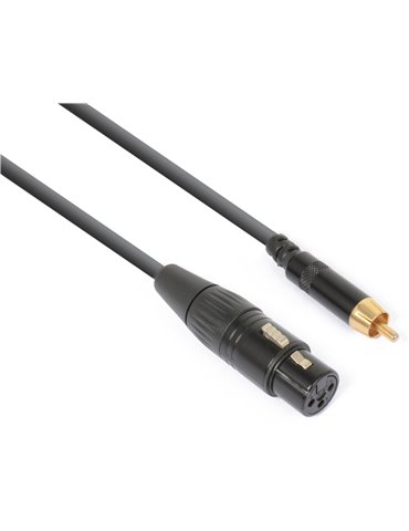 CX136 Cable convertidor XLR Hembra- RCA Macho