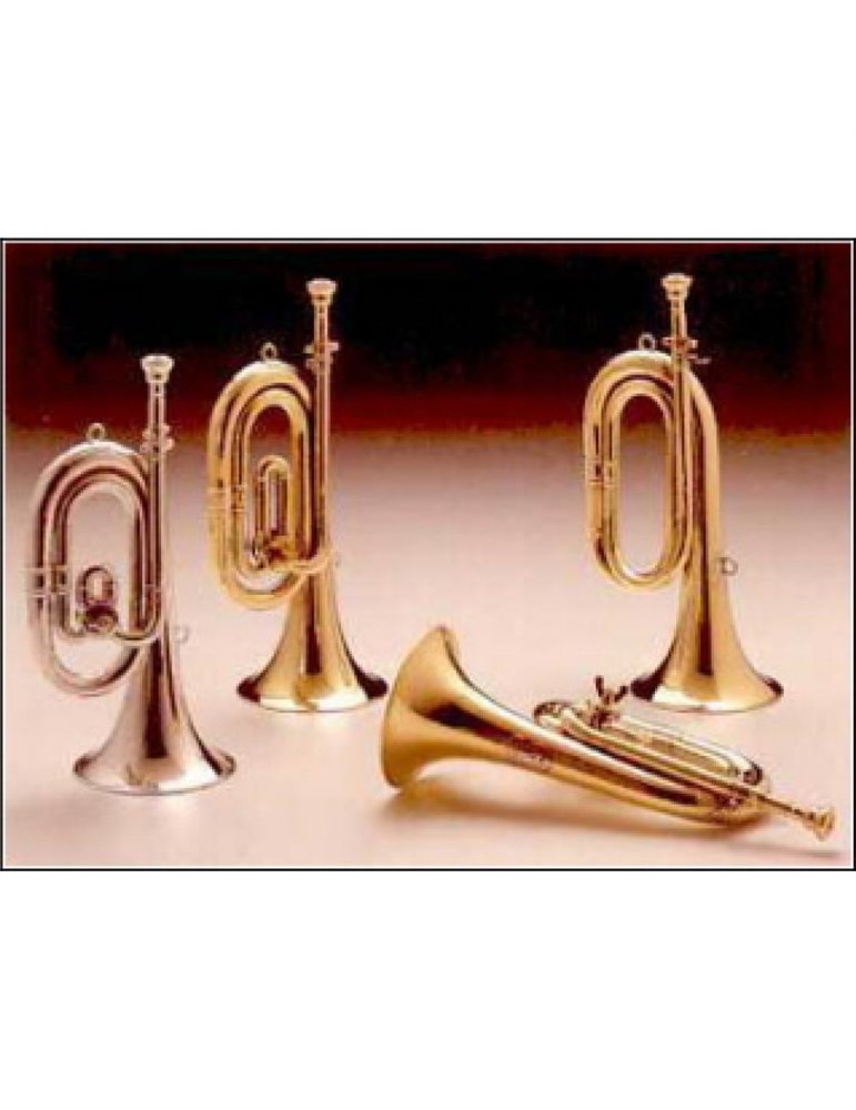 Corneta Honsuy Corta En Do Plateada 72100