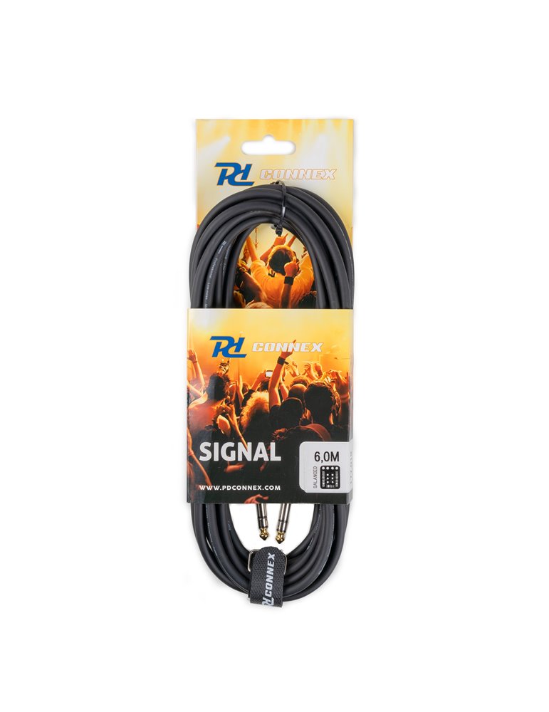 CX80-6 Cable jack 6.3 Stereo- jack 6.3 Stereo 6m
