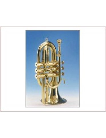 Corneta Honsuy Corta En Do " Carmen " 3 Pistones Latón 70950