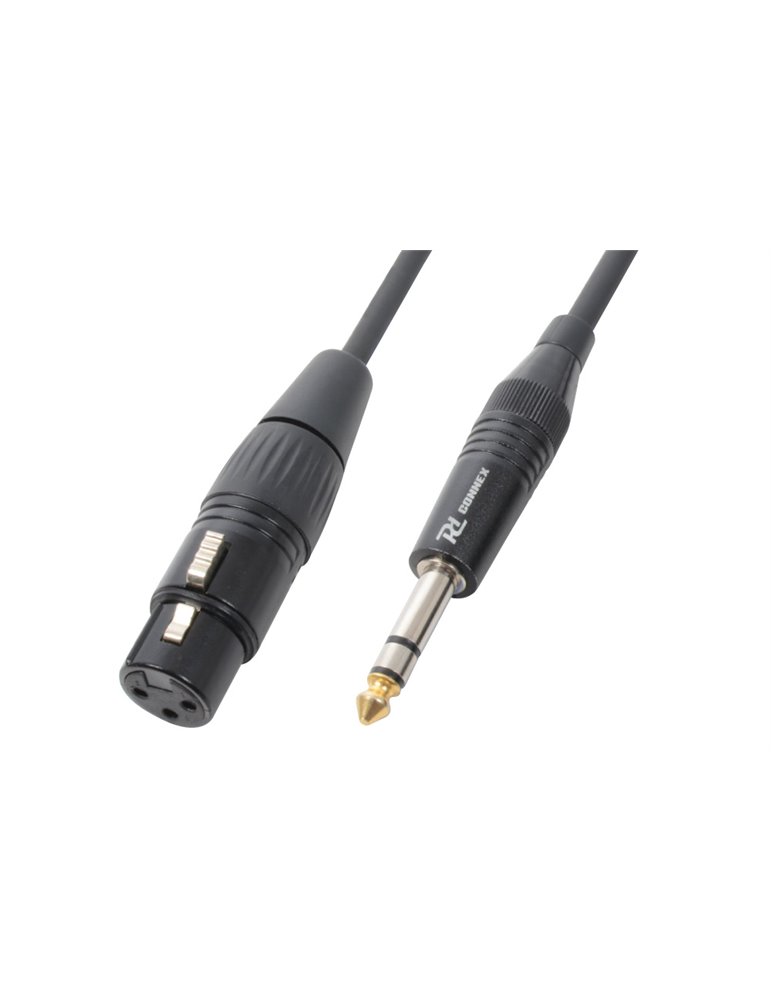 CX46-1 Cable XLR Hembra/6.3mm Stereo 1.5m