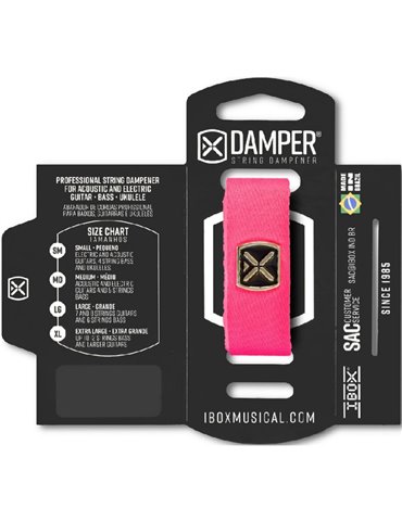 Amortiguador de Cuerdas Ibox Damper Medium Rosa DTMD21