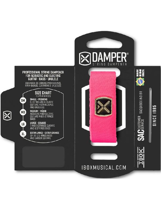 Amortiguador de Cuerdas Ibox Damper Large Rosa DTLG21
