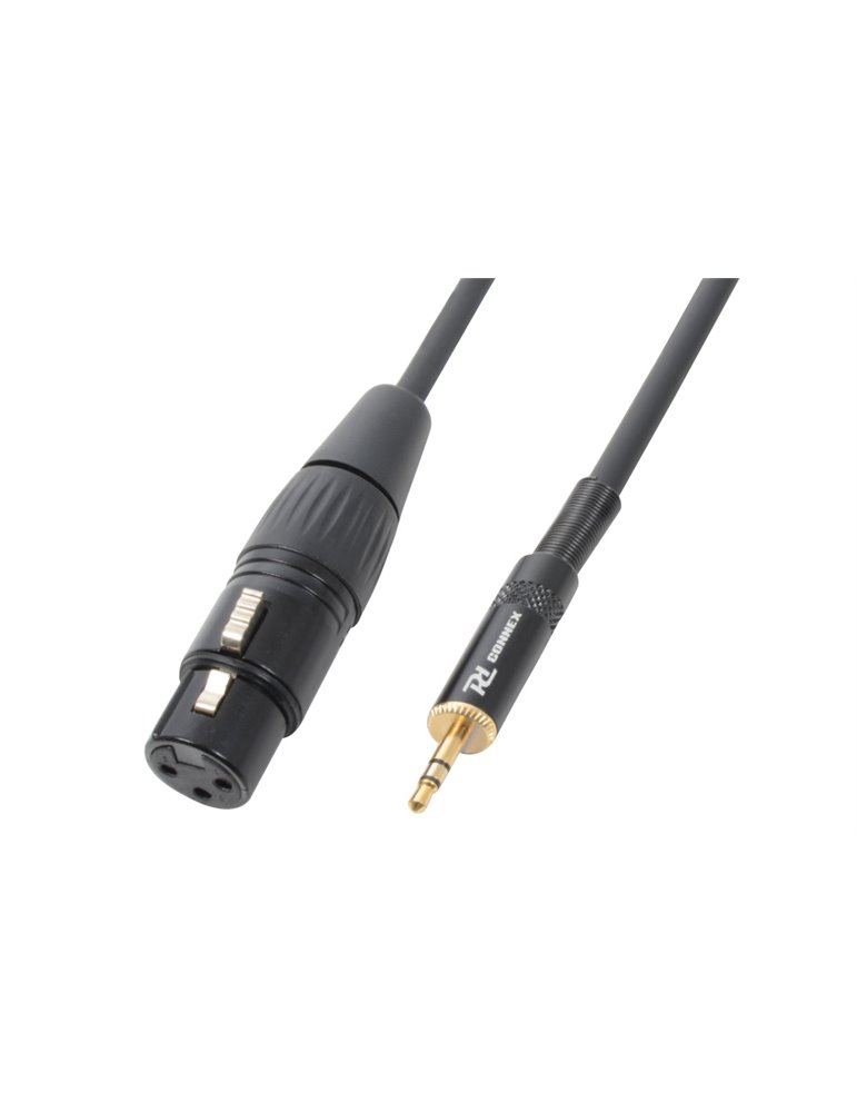 CX50-05 Cable XLR Hembra - Jack 3,5mm Estereo 0,5m