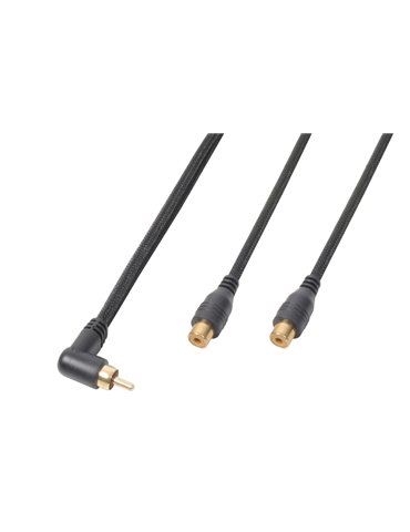CX143 Cable 1xRCA Macho -2xRCA Hembra 0,3M