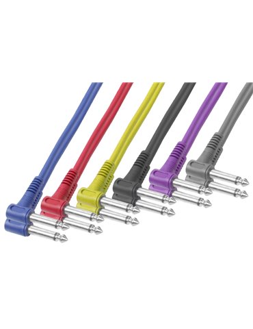 CX96-05 Cable de conexion 6piezas- 0,5m color OFC Mono