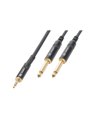 CX86-1 Cable 3.5 Stereo-2x6.3 Mono 1.5m HQ