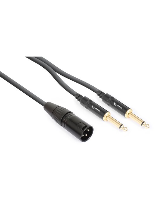 CX56-3 Cable XLR Macho - 2x 6.3 Mono 3.0m