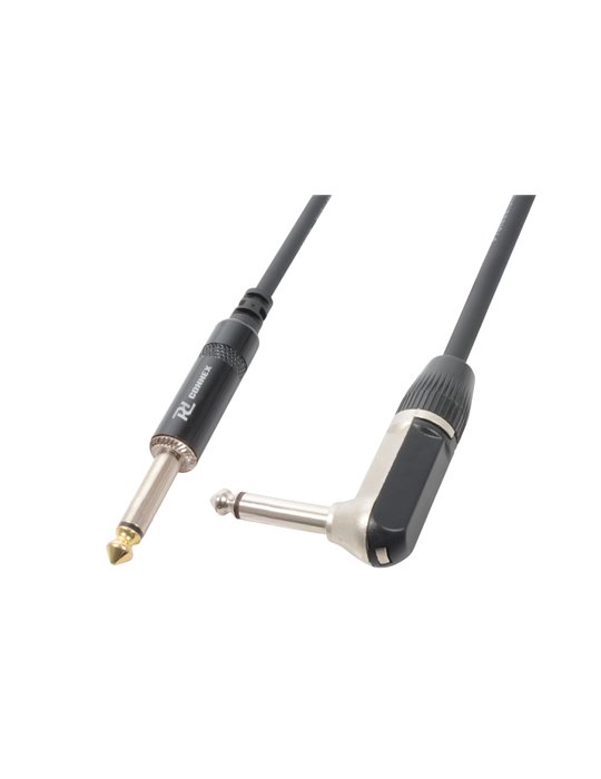 CX115-6 Cable Guitarra Jack 6.3 Mono - Jack 6.3 Mono en angulo 6m