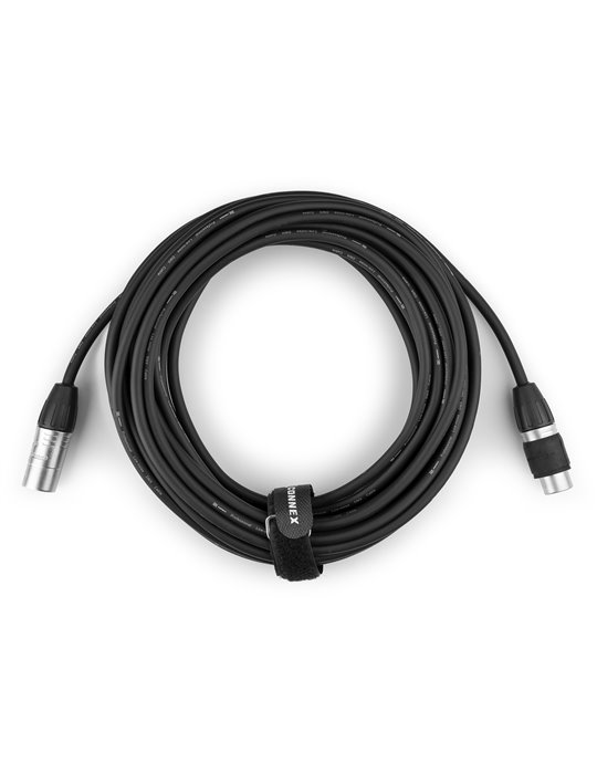 CX109-12 DMX IP65 XLR 5-pin Macho-XLR Hembra 12m