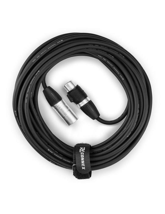 CX109-12 DMX IP65 XLR 5-pin Macho-XLR Hembra 12m