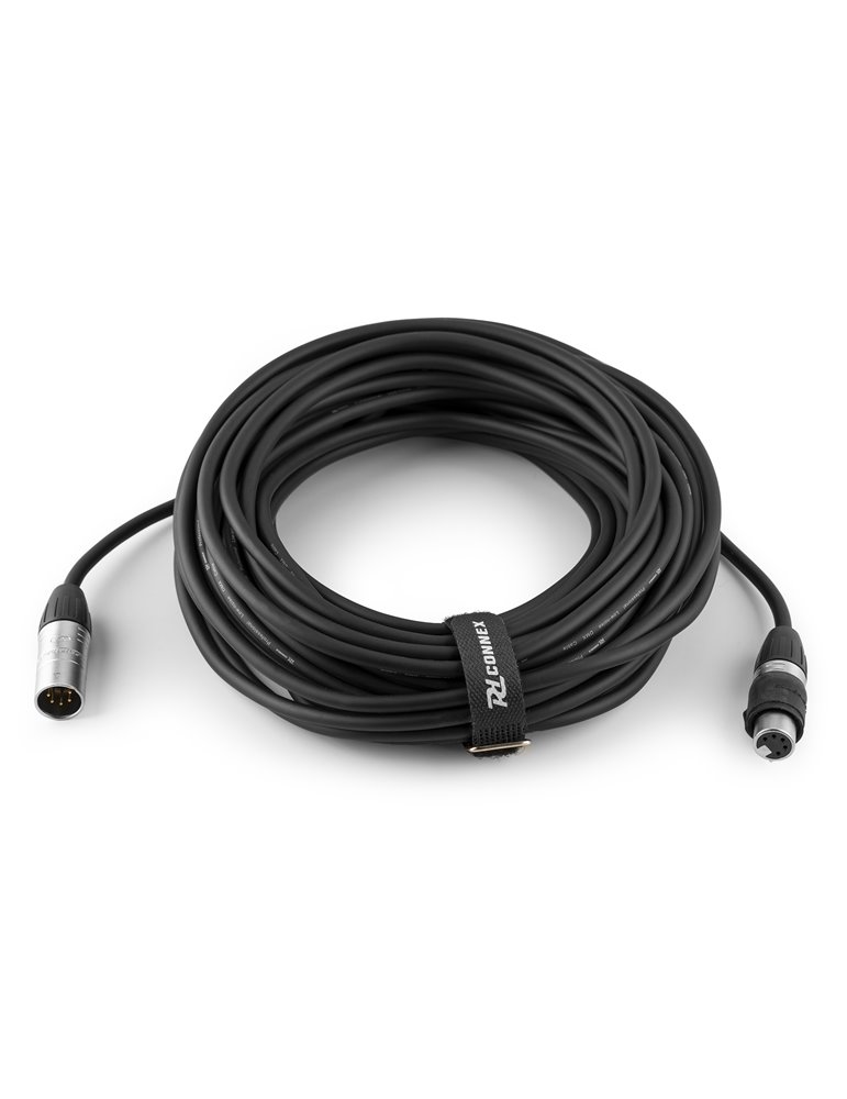 CX109-20 DMX IP65 XLR 5-pin Macho-XLR Hembra 20m
