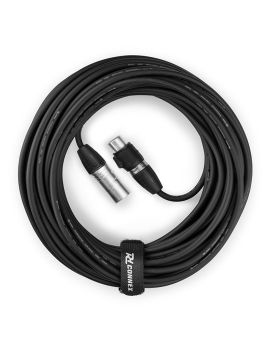 CX109-20 DMX IP65 XLR 5-pin Macho-XLR Hembra 20m