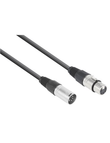 CX102-1 Cable 5-PIN DMX Macho XLR - Hembra XLR 1.5m