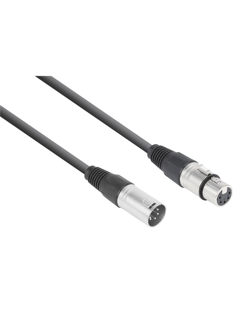 CX102-3 Cable 5-PIN DMX Macho XLR - Hembra XLR 3.0m