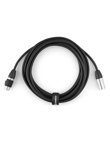 CX104-6 DMX IP65 XLR 3-pin Macho-XLR Hembra 6,0m