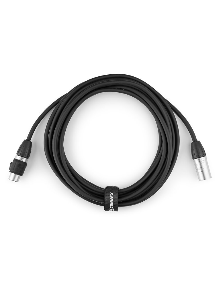 CX104-6 DMX IP65 XLR 3-pin Macho-XLR Hembra 6,0m