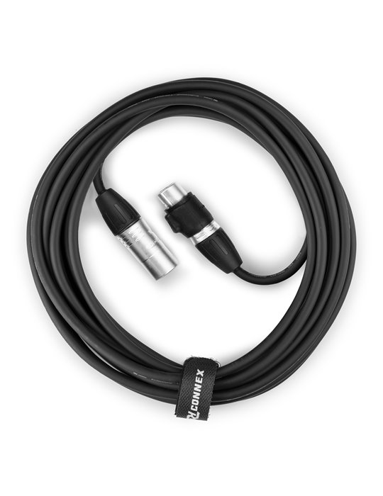 CX104-6 DMX IP65 XLR 3-pin Macho-XLR Hembra 6,0m