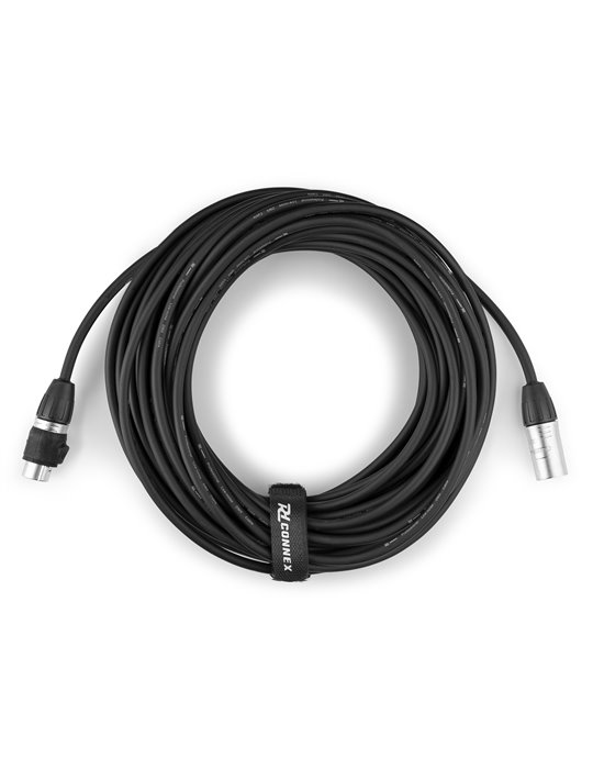 CX104-20 DMX IP65 XLR 3-pin Macho-XLR Hembra 20m