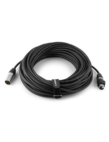 CX104-20 DMX IP65 XLR 3-pin Macho-XLR Hembra 20m 2