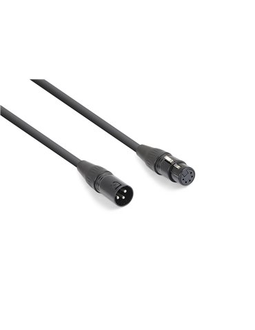 CX106 Cable convertidor DMX 3-pin Macho- DMX 5-pin Hembra