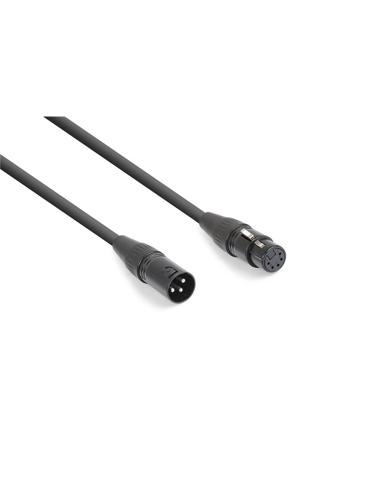 CX106 Cable convertidor DMX 3-pin Macho- DMX 5-pin Hembra