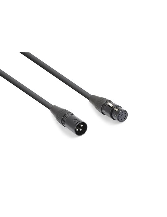 CX106 Cable convertidor DMX 3-pin Macho- DMX 5-pin Hembra