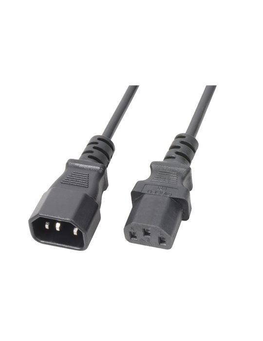CX18-1 IEC cable de extension Macho - Hembra 1,0 metro