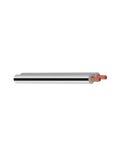 RX26 Cable paralelo altavoz, 2 x 0,75MM, 6.0A, Blanco, 100m