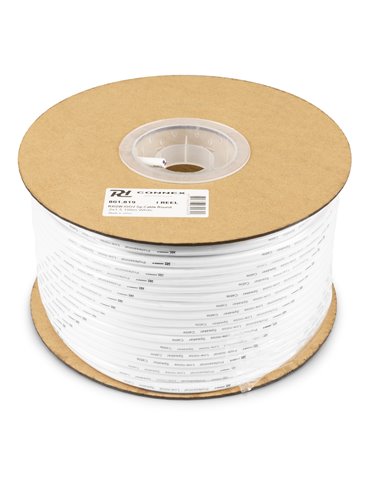 RX12W Cable altavoz linea de 100V, 2 x 1.5mm, 15A, Blanco, 100m 2