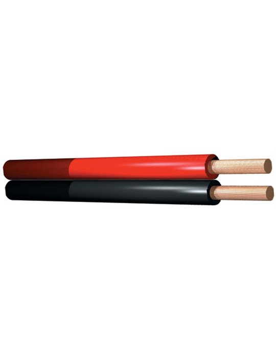 RX20 Cable paralelo 2 conductores, 2 x 0.75mm, 6.0A, Rojo, 100m