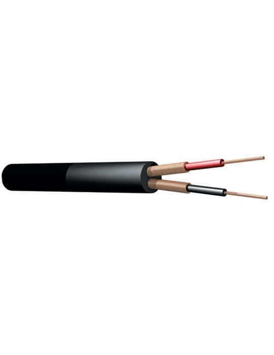 RX52 DMX HQ cable 4mm 100m Negro 2 conductores