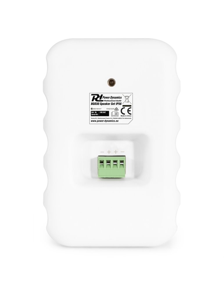 BG030 Conjunto altavoces Interior/Exterior 3" 60W Blanco