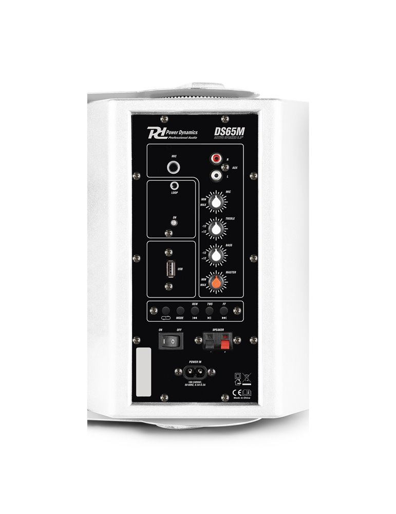 DS65MW Conjunto altavoces activo con BT 6.5” 125W Blanco