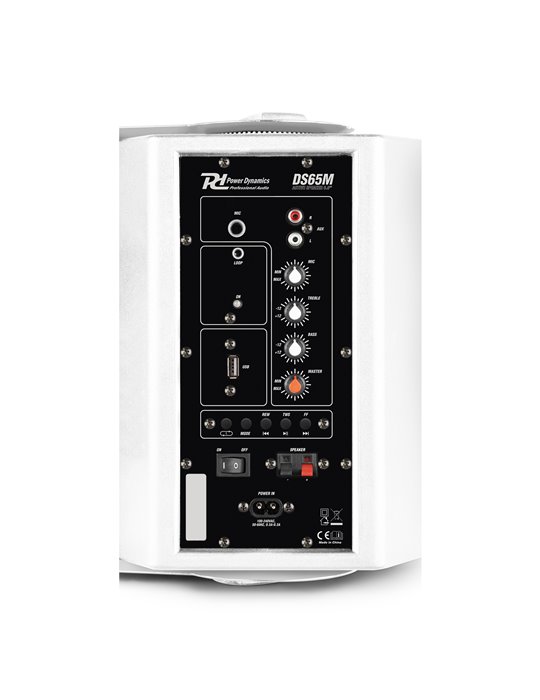DS65MW Conjunto altavoces activo con BT 6.5” 125W Blanco