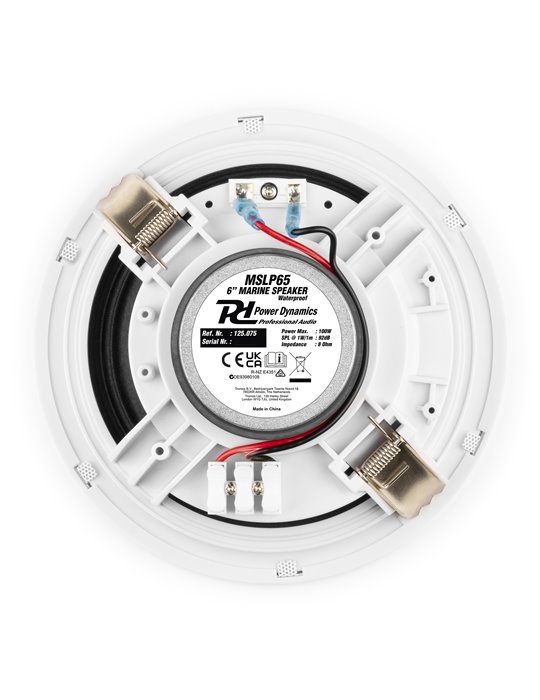 MSLP65 Marine Speaker Set 6" 100W Low Profile
