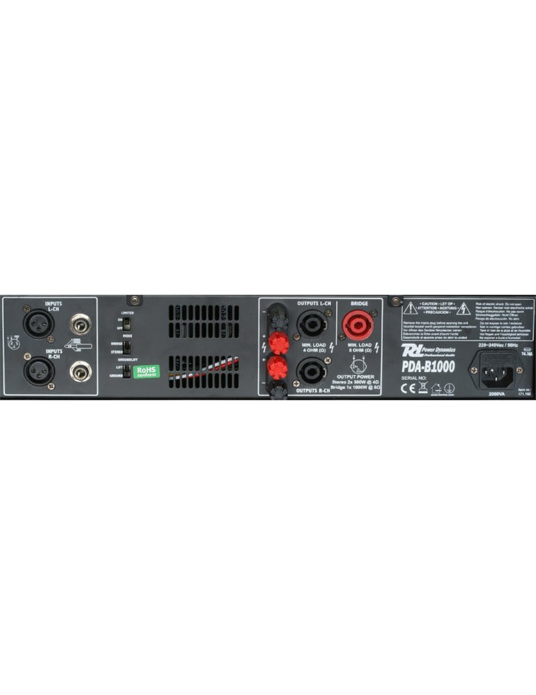 PDA-B1000 Amplificador Profesional