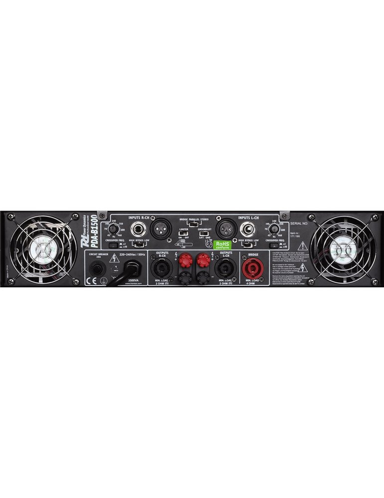 Amplificador profesional PDA-B1500 