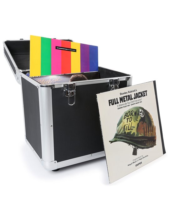 RC100 12" Maleta Vinilos Negra