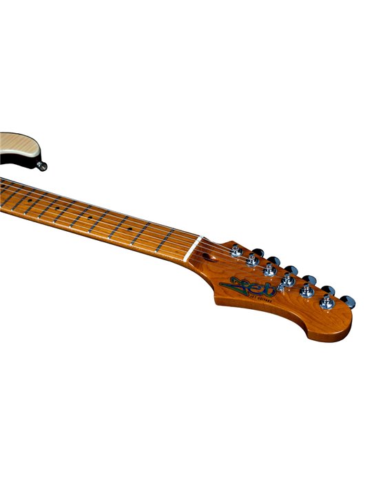 Guitarra Eléctrica Jet JS450-TBL-HSS Transparent Blue