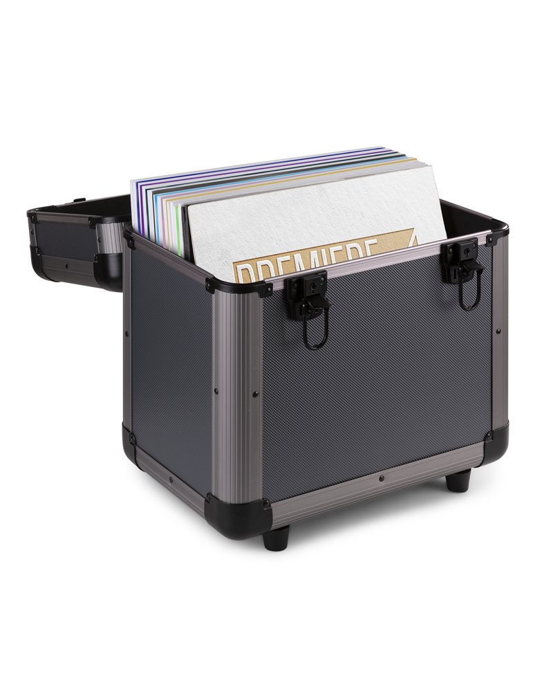 RC80 12" Maleta para vinilos Titanio