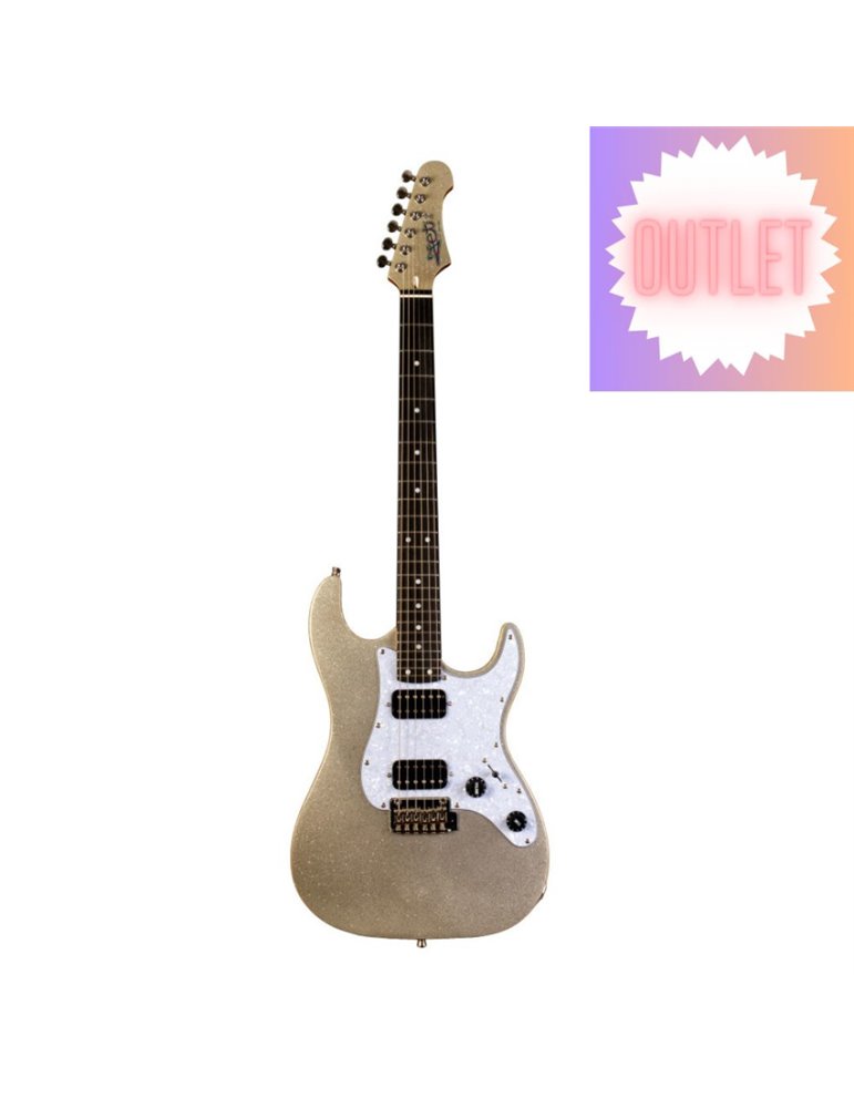 Guitarra Eléctrica Jet JS500-SLS-HH Silver Sparkle