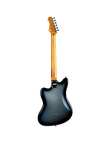 Guitarra Eléctrica Jet JJ350 Baritone Moonburst Silver Burst 2