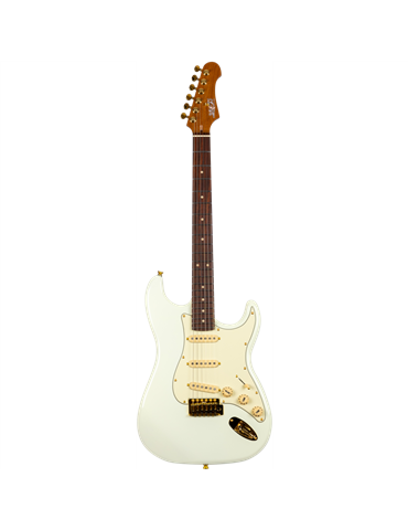 Guitarra Eléctrica Jet JS380-OWG White, Gold Hardware