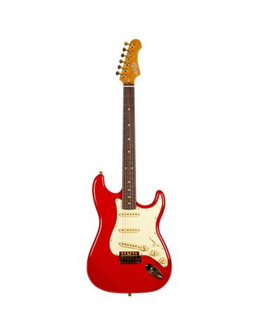 Guitarra Eléctrica Jet JS380-RDG Red, Gold Hardware