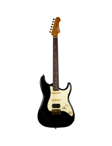 Guitarra Eléctrica Jet JS480-BKG Black, Gold Hardware